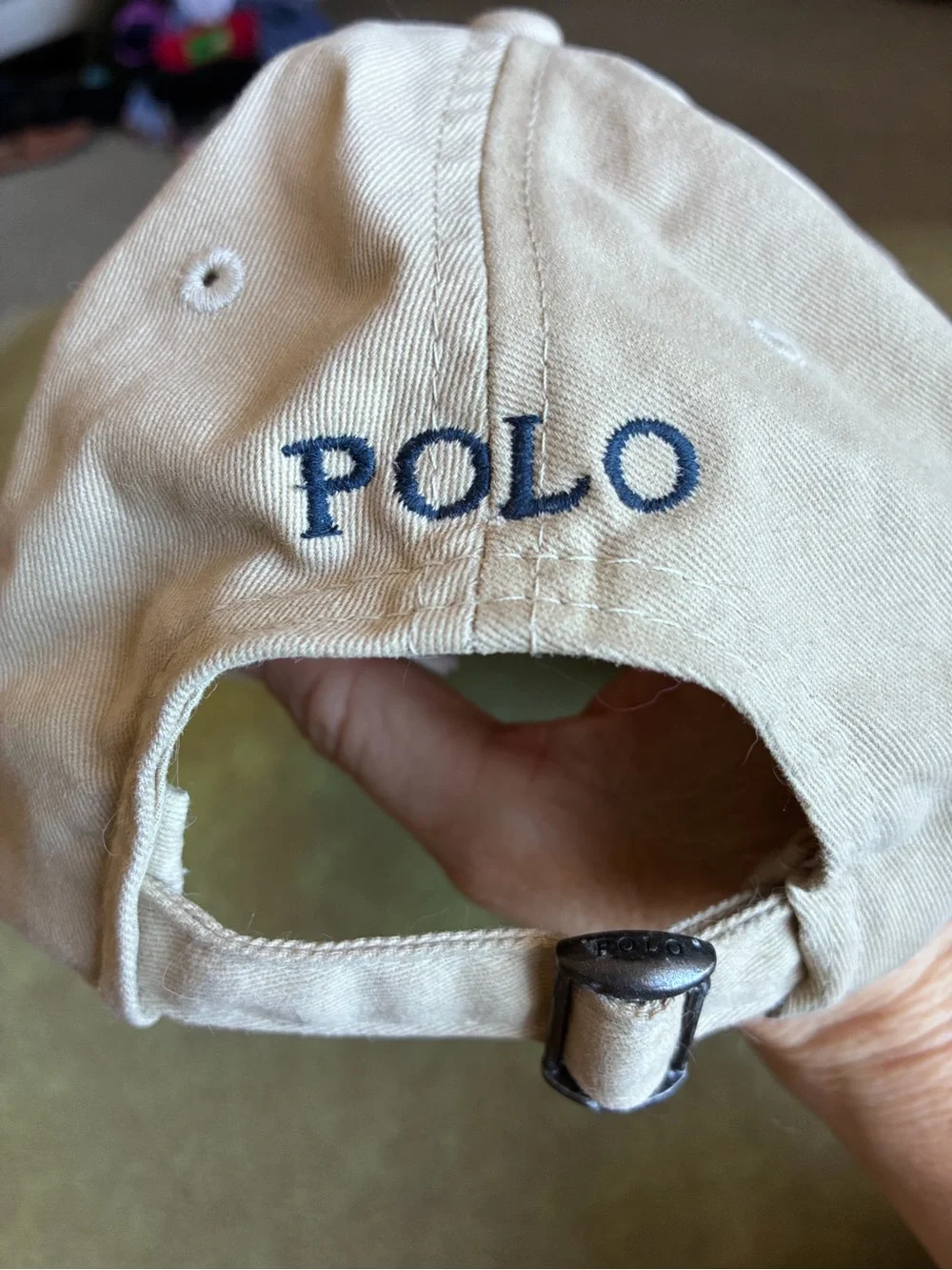 😎 Ralph Lauren Chino Khaki unisex polo logo hat